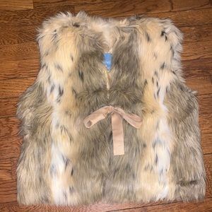 Nine West faux fur vest